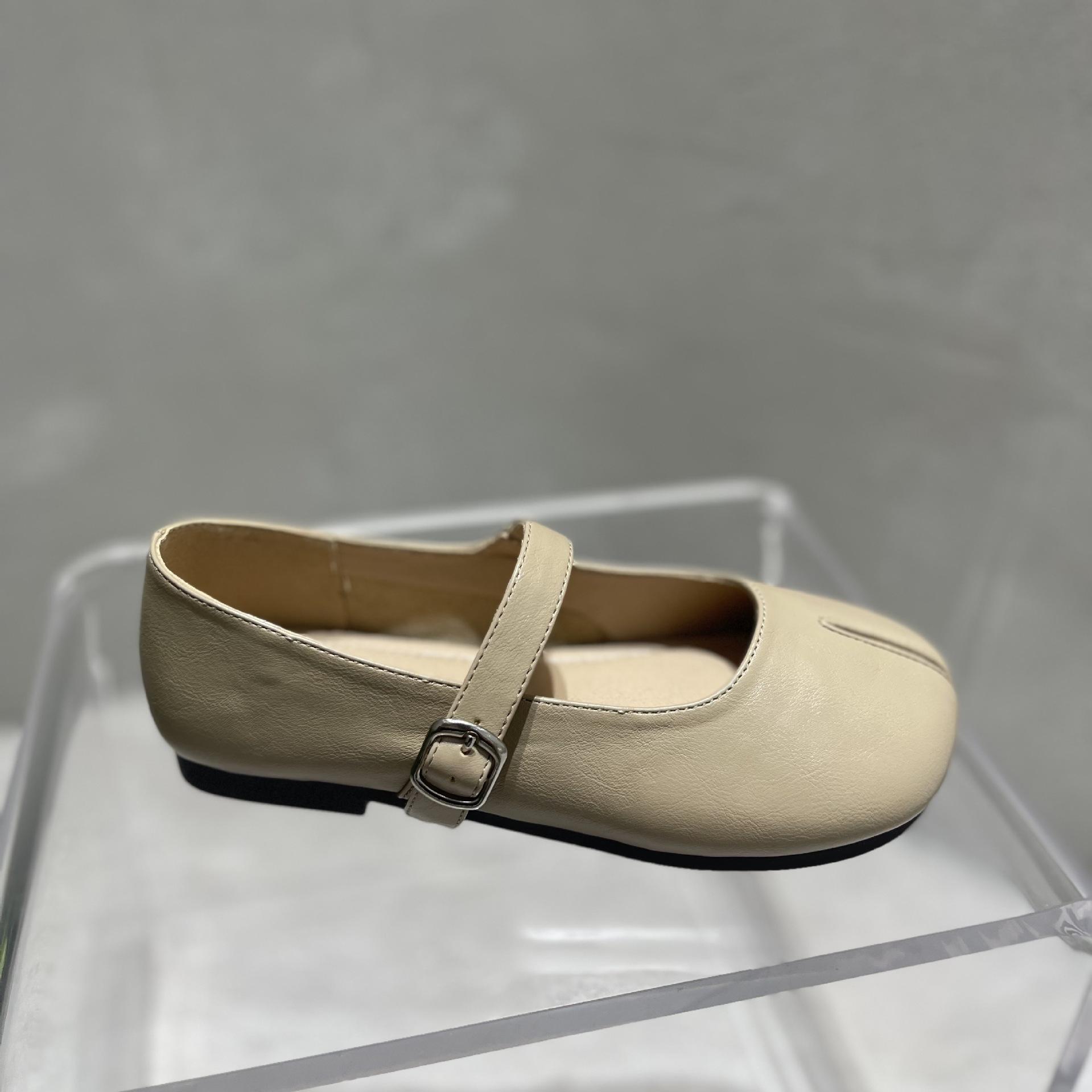 

Женские сандалии Новые туфли Мэри Джейн на плоской подошве с разрезным носком Женские туфли-лодочки Женские ретро винтажные повседневные новинки для девушек Твердые туфли ниндзя 40 абрикосовый