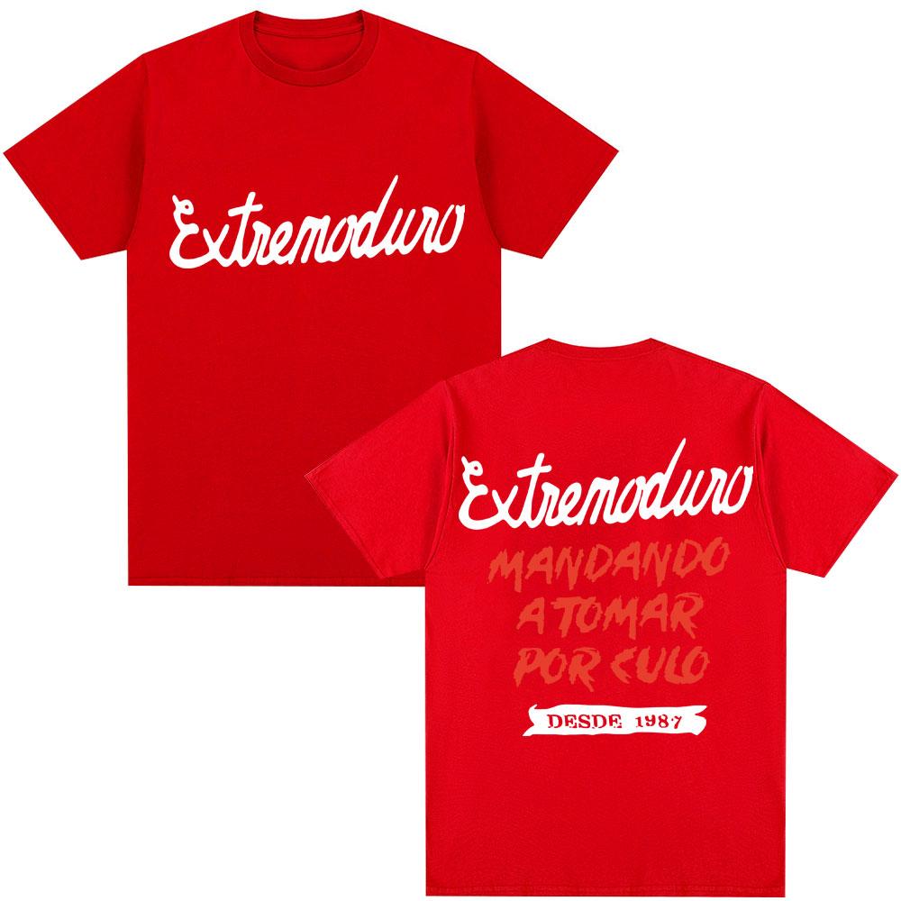 Rock Band Extremoduro Graphic T Shirt Unisex Women Gothic Hip Hop Harajuku Tshirts Casual Cotton Oversized T Shirt Male Streetwear