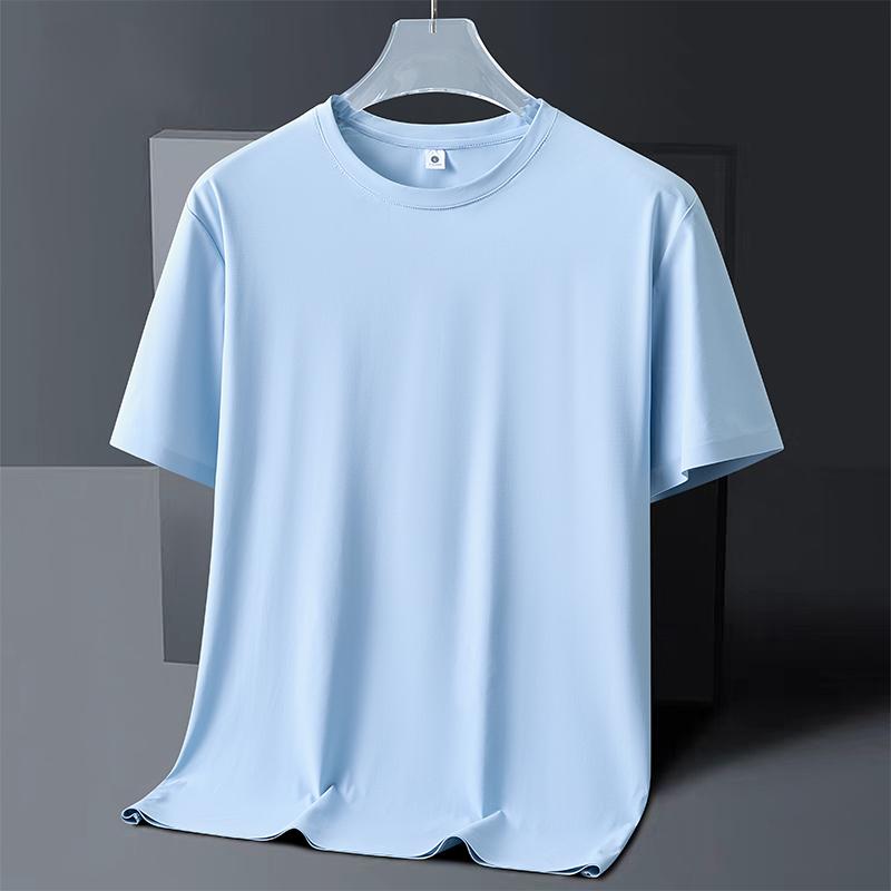 Ice Breathable Sports Short-sleeved T-shirt Men's Quick-drying Clothing Men's Loose Ice Silk Top T-shirt Men's Fitness Training Half-sleeved T-shirt