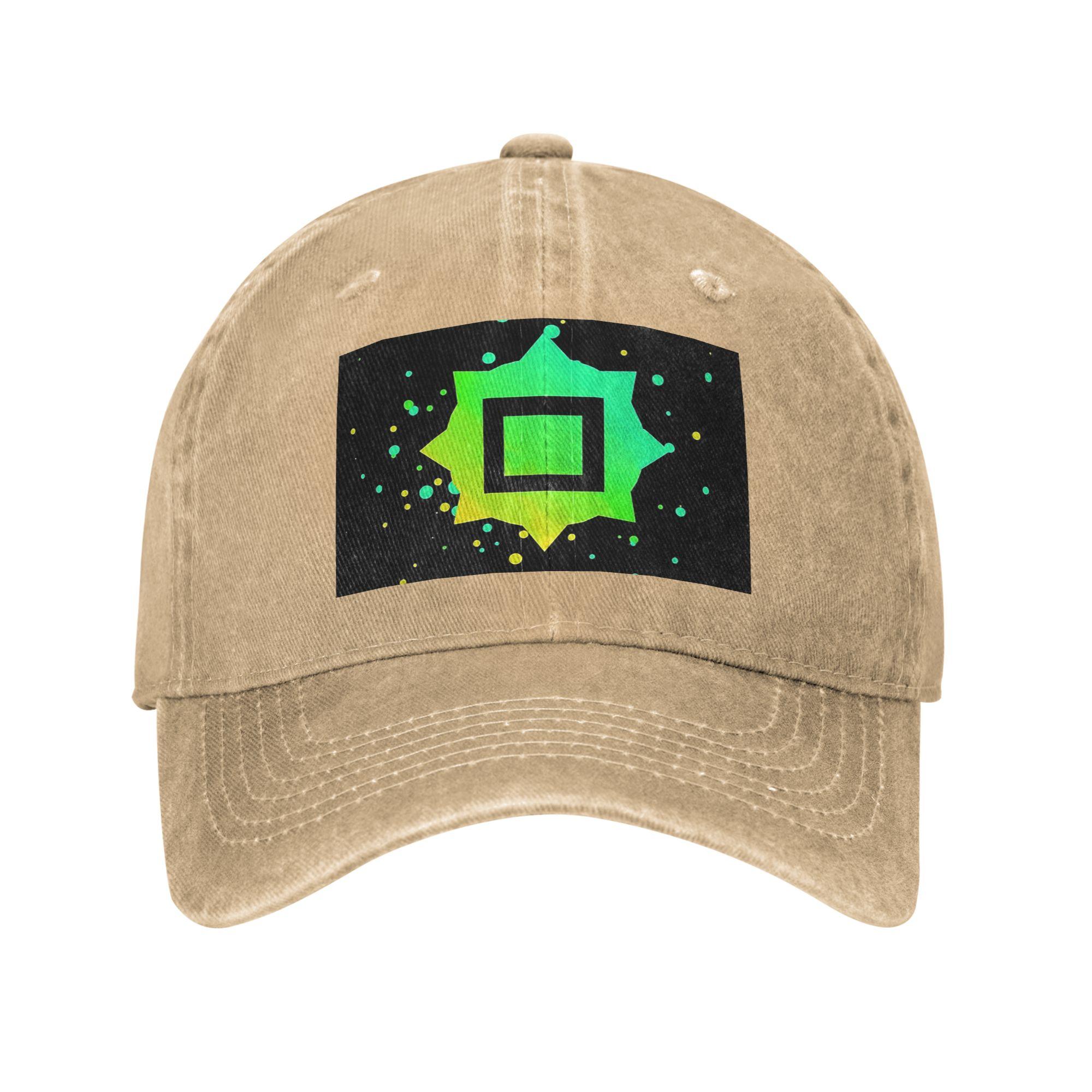 

Just Shapes And Beats Blixer Square Denim Cap Casual Baseball Caps Adjustable Hat Summer Unisex Baseball Hats One Size