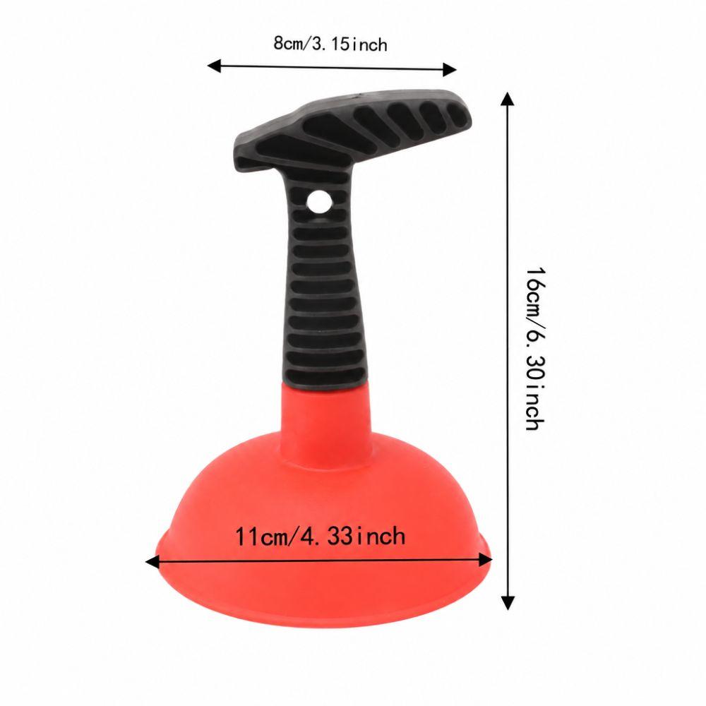 Space Saving Sink Plunger Slip Proof Handle Bathroom Cup Plunger Mini Drain Plunger  Kitchen Sink