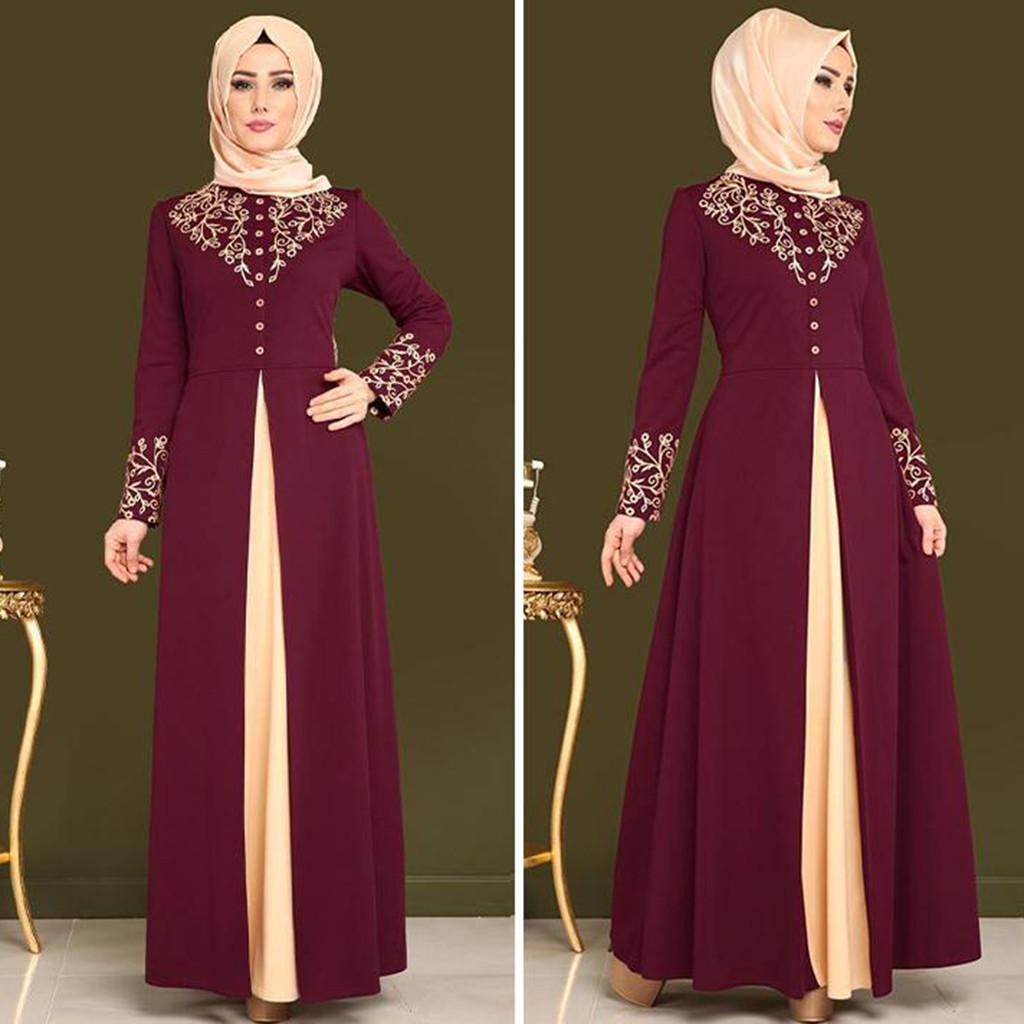 MyBatua Abaya with Hijab  Islamic Clothing Maxi Muslim Dress Burqa