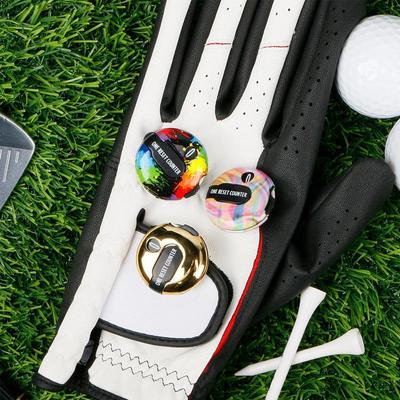 Golfzählhandschuhe Kappen Clip Mini-Golf-Scoring-Schlagzählgerät Mit Touch-Reset-Clip Schnell auf 0 zurücksetzen Score-Keeping-Gerät