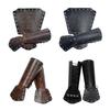 Medieval Arm Bracers Multifunction Wrist Guard PU Leather Wristband for Fancy