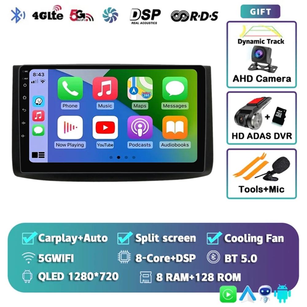 Android 14 Car Radio Multimedia Video Player For Chevrolet Aveo T250 2006 - 2012 Carplay Multimidia Videospeler DSP 4G NET