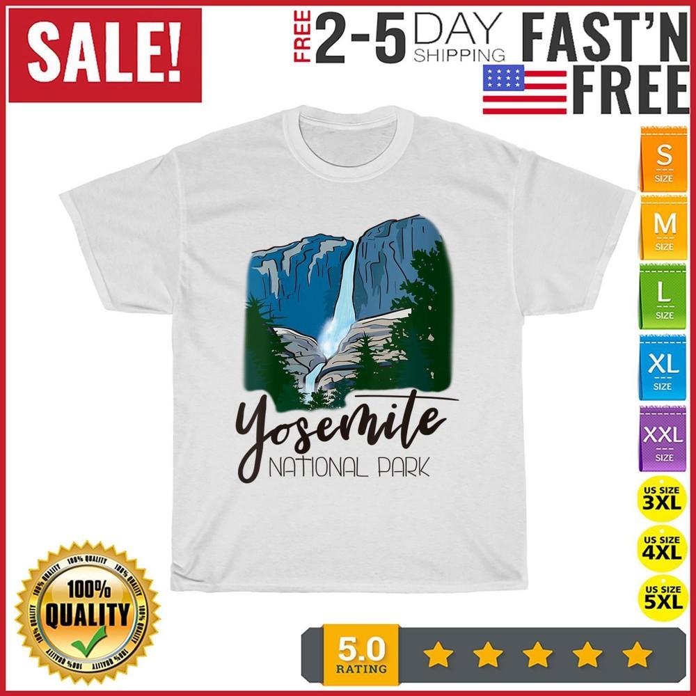 Yosemite National Park Camping Vintage T Shirt Men Fashion 2023 Women T Shirt