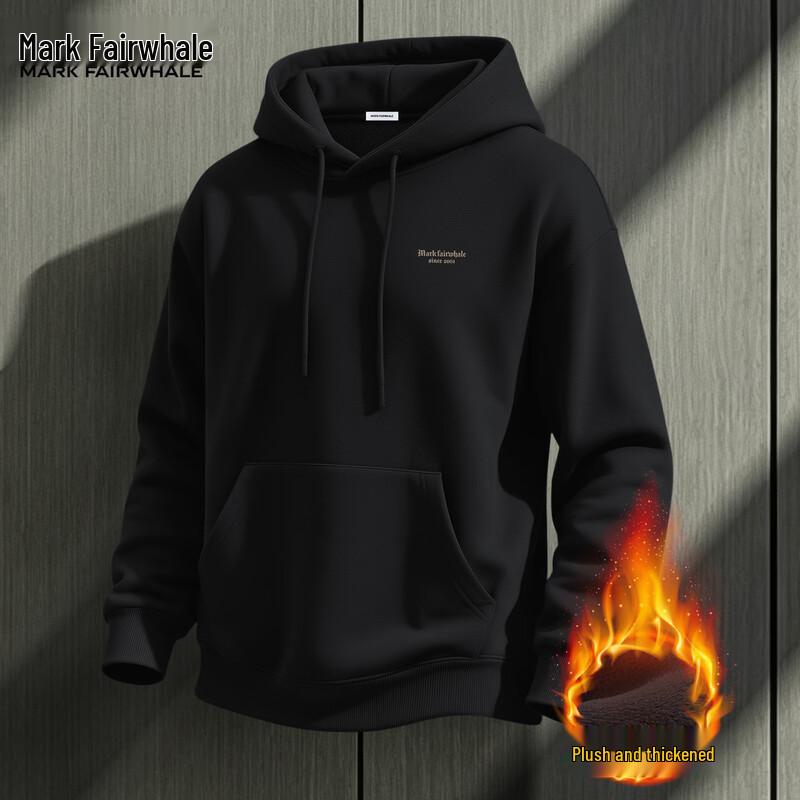 Mark Fairwhale Men's Fleece-Lined Hooded Sweatshirt