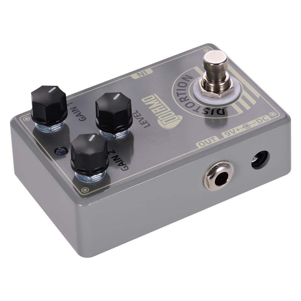 Dolamo D-5 Mark IV Verzerrungsgitarren-Effektpedal, Verzerrungspedal mit True Bypass für elektrische Gitarren