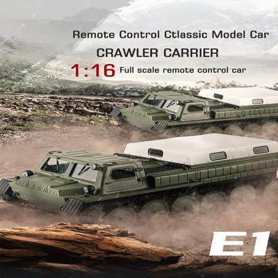 New 1:16 Remote Control Tank Toy 2.4G 4WD Super Crawler Remote Control 1:16 Off-Road Vehicle Electric Children's Toy Gift Suitable for Boys