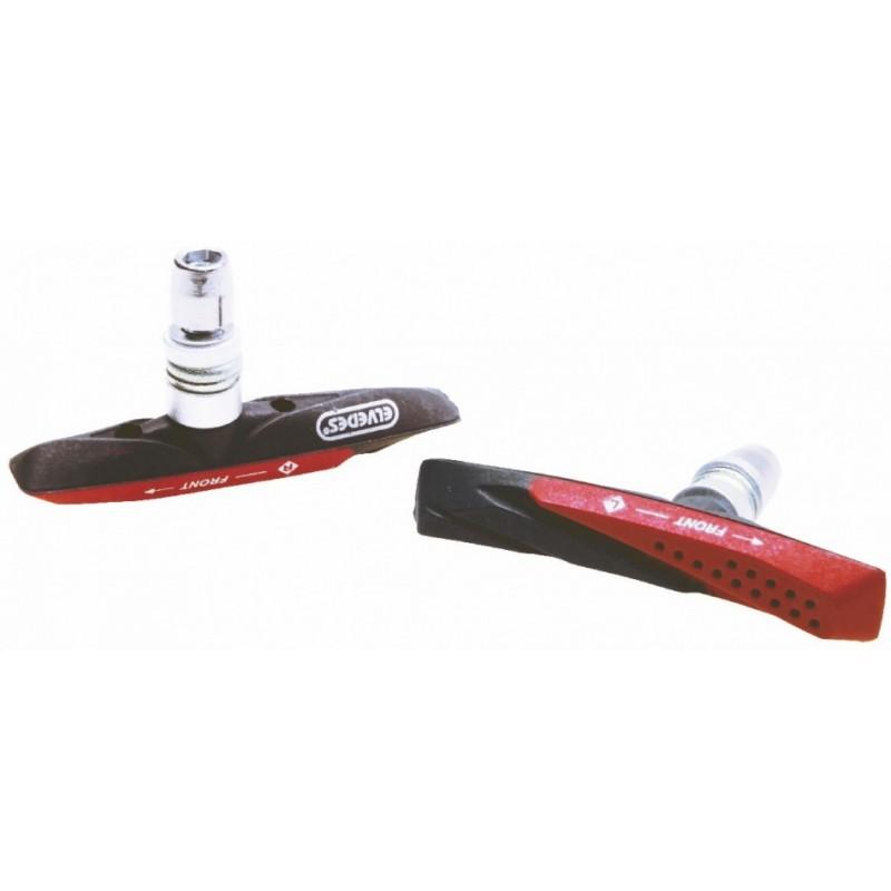 Elvedes - V-brake brake blocks 72 x 14 mm black 2 pieces