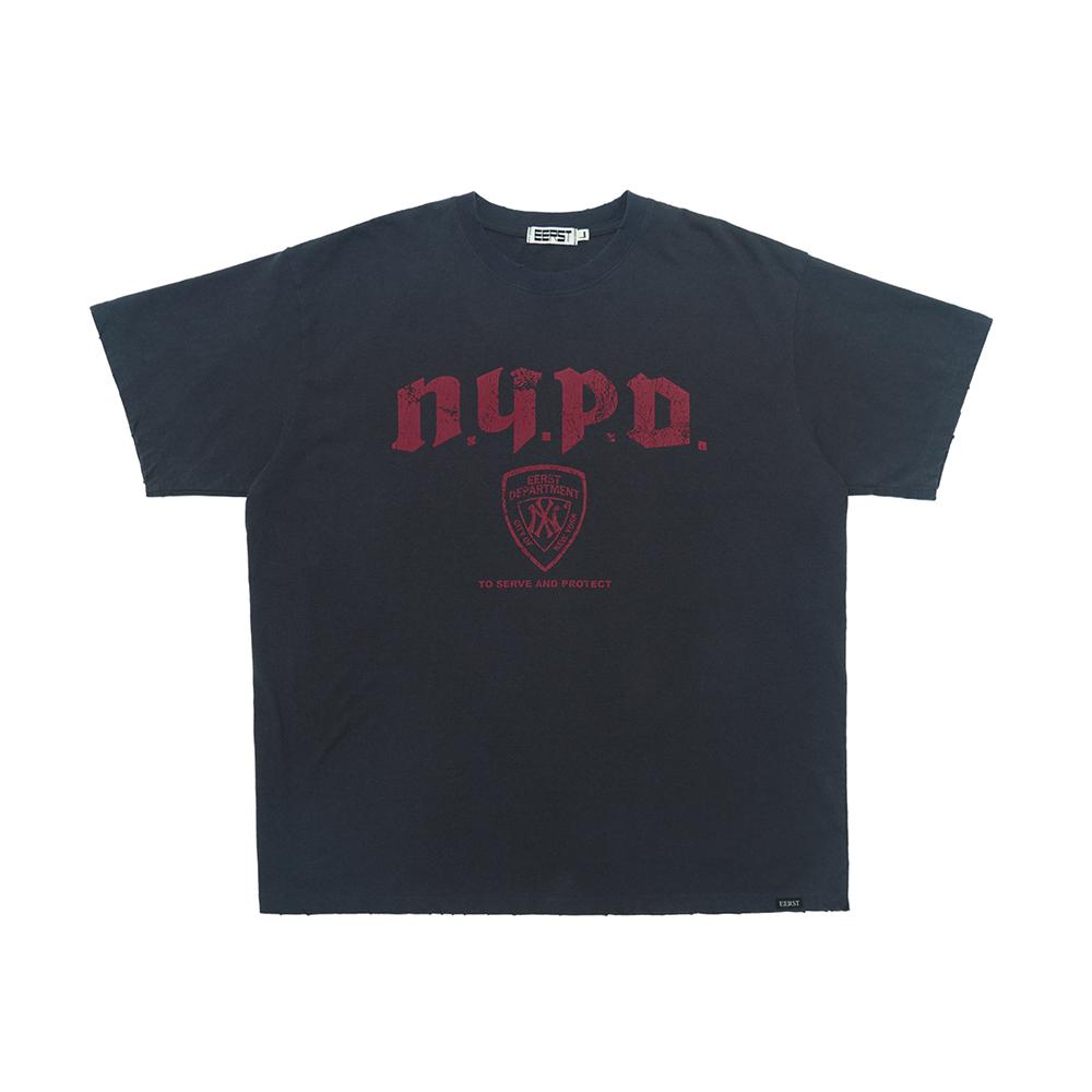 I Earth Nypd Half-Tee [Charcoal Navy] Charcoal Navy/M