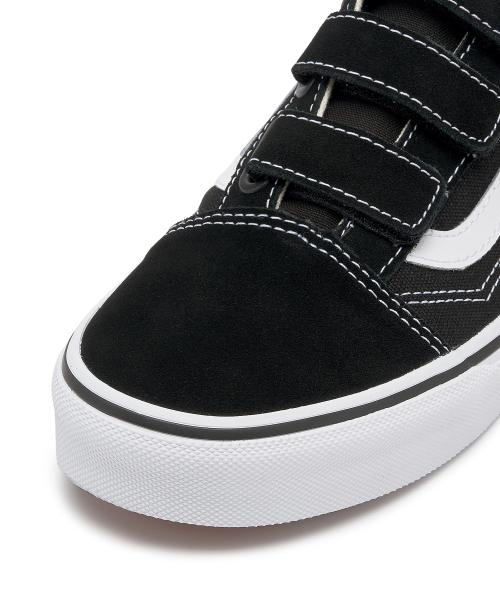 Vans Old Skool Velcro - (Suede/Canvas) Black:True White VN0A3D29OIU1 [Shipped from Korea] 100% Authentic