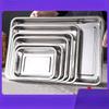 UOSUUOSU 304 Stainless Steel Rectangular Tray (5-Pack)