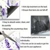 1Pcs Lavender Flower Dish Drying Mat, Absorbent Kitchen Counter Mat, Waterproof Coffee Machine Pad, Non Slip Table Protector