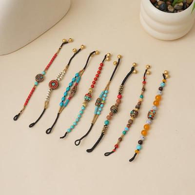 Trendy Nepali-Tibetan Beaded Bracelet for Women – Versatile Ethnic Style & Light Luxury Design