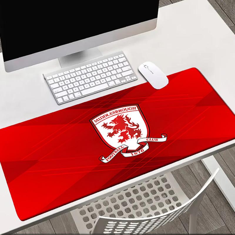 Middlesbrough Football Club Crest Mouse pad Office Desk Mat, Gaming Mouse Pad Mousepad, keyboard pad,Heavy-Duty Non-Slip Rubber Backing, Gift