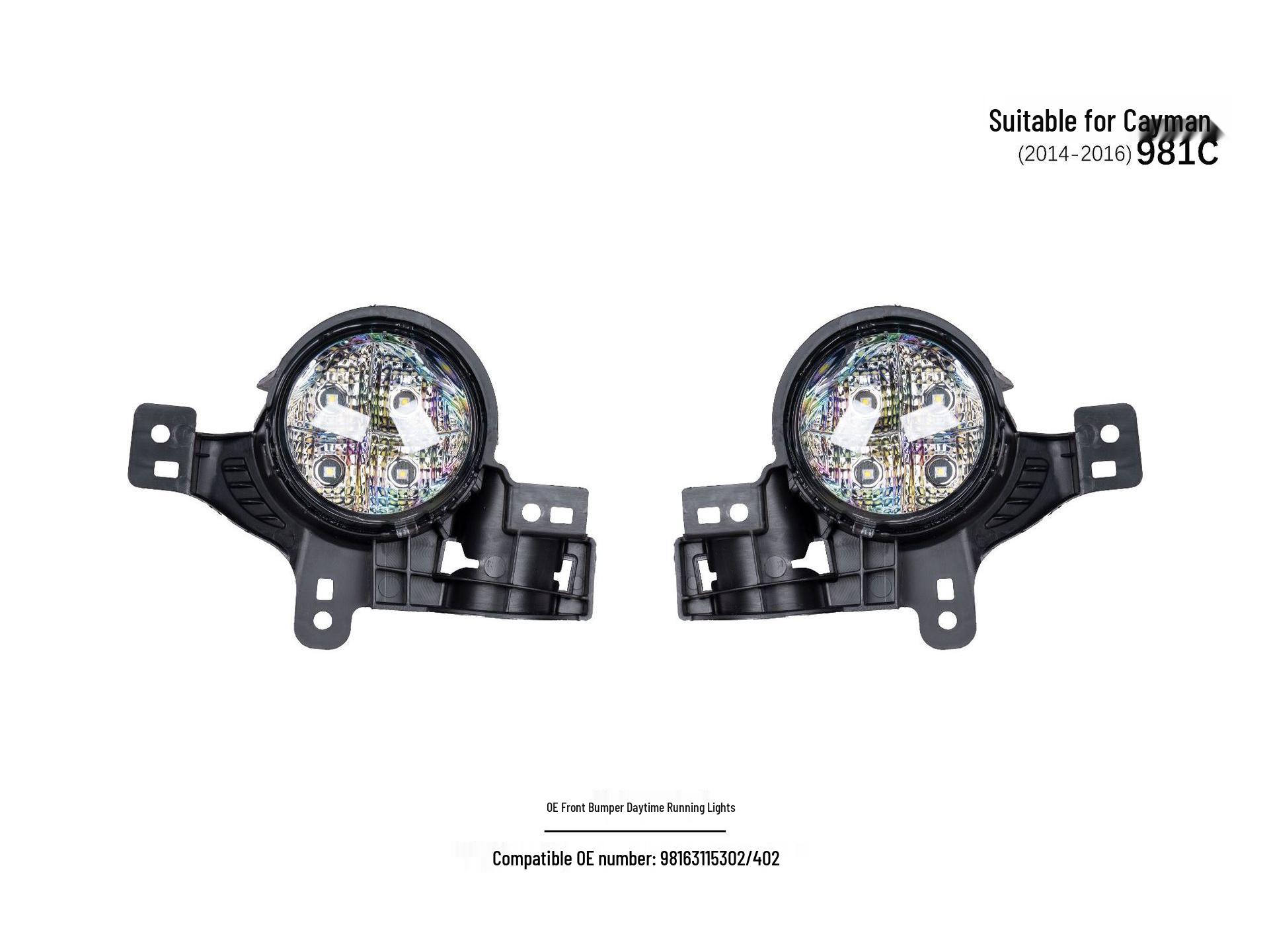 

Porsche Cayman 981C (2012-2016) Front Bumper Daytime Running Lights