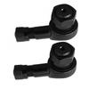 Motorcycle 90 Degree Angle Valve Stems with CNC Aluminum Alloy Material (2PCS)