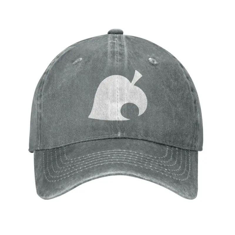 Personalized Cotton White Cross Animals Leaf Baseball Cap Sun Protection Men Women's Adjustable Dad Hat Spring