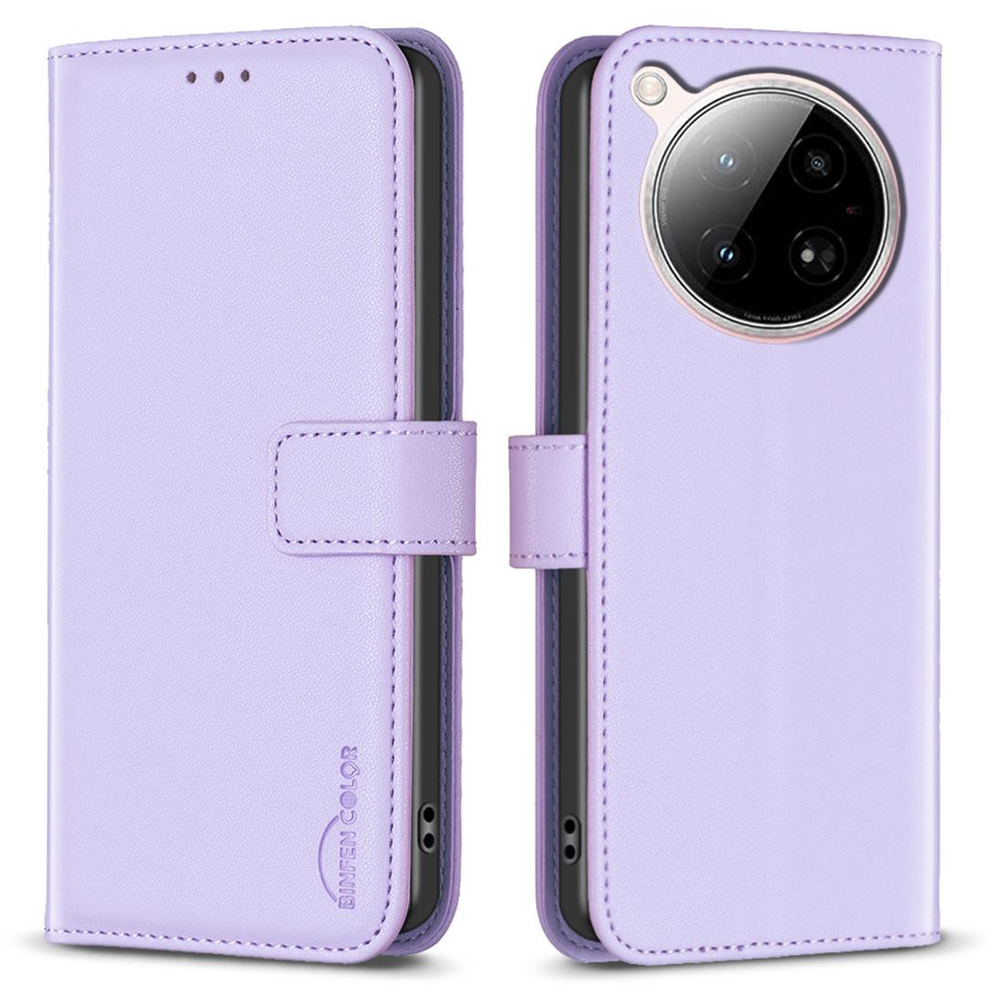 

BINFEN COLOR BF17 For Infinix Zero 40 4G Case Wallet Folio Flip Leather Cover D
