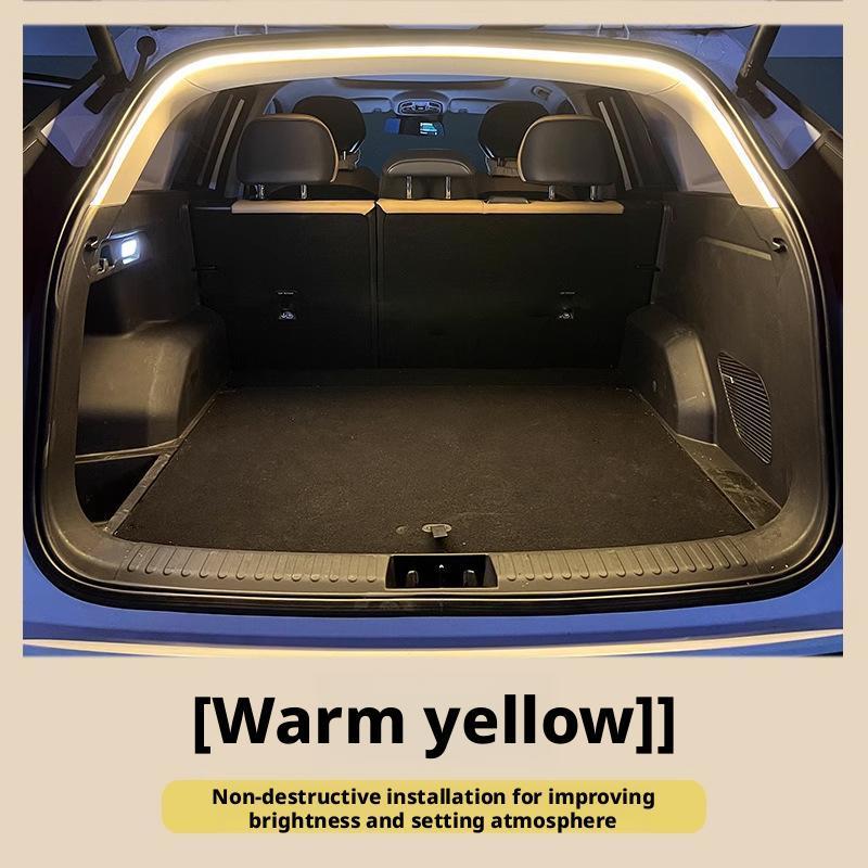 Car Trunk Light LED Atmosphere Lamp Universal Interior Ambient Decorative Waterproof Ultra-bright Light Bar