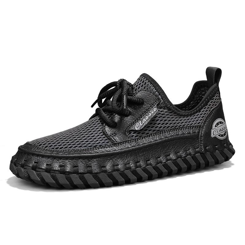 Fashion New Trend Man Hiking Shoes Lightweight Soft Mesh Flats Comfortable Non-slip Sneakers Outdoor Casual Sports Shoes Men's Trainers