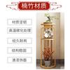 Antique Chinese Style Bamboo Flower Stand Wooden Indoor Plant Rack Modern Living Room Decorative Flower Pot Holder