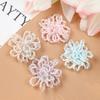 Spring & Summer Macaron Beaded Flower Earrings and Hair Accessories
