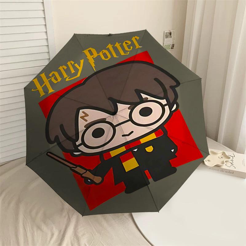 

1PC Harry Potter Wizard Umbrella-8-Rib Reinforced, Automatic Open, Lightweight & Durable, Cute Fashion Accessory for Outdoor, D2688
