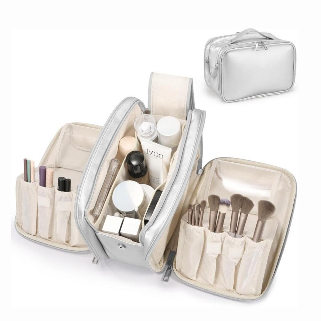 Make Up Bags for Women Traveling Makeup Case Cosmetic Organizer Waterproof Makeup Organizer Bag with Handle Travel Cosmetic Bag