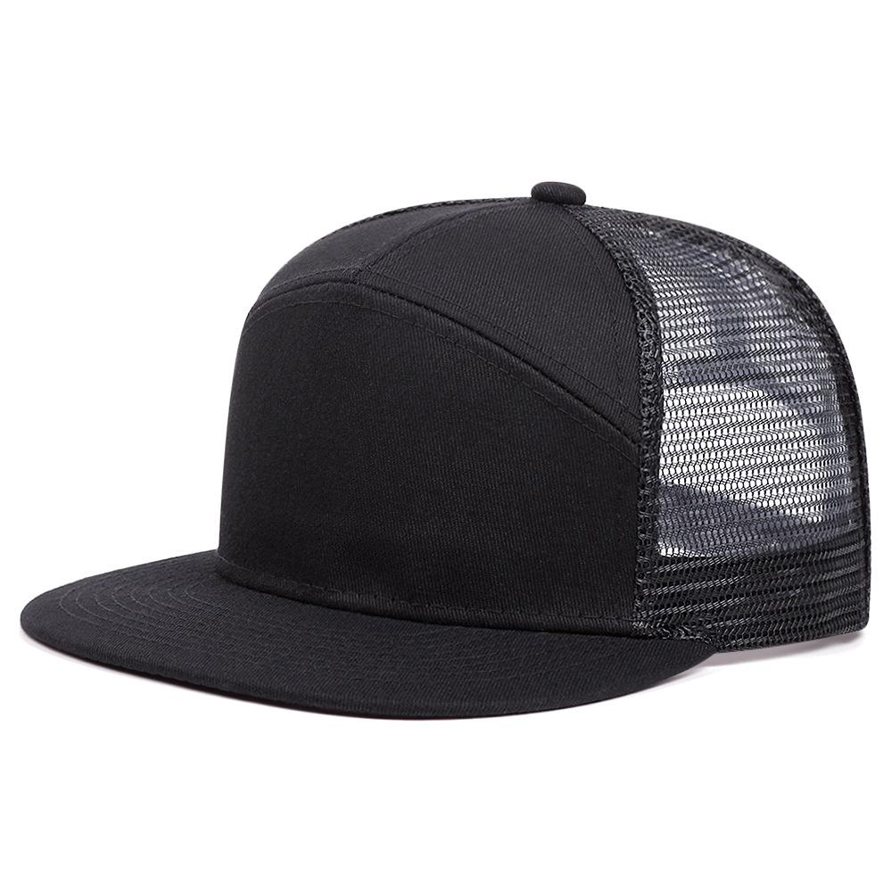 Stylish and Simple Seven-piece Spliced Light Plate Baseball Cap for Men and Women Outdoor Mesh Summer Shade Breathable Flat Rim