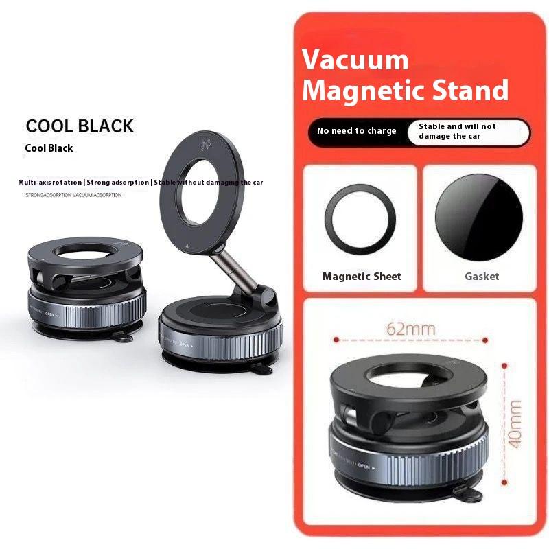 1 Piece Foldable Suction Cup And Magsafe Car Phone Holder Mount Compatible For Phone 12/13/14/15/16 Pro/Max Diy Accessories