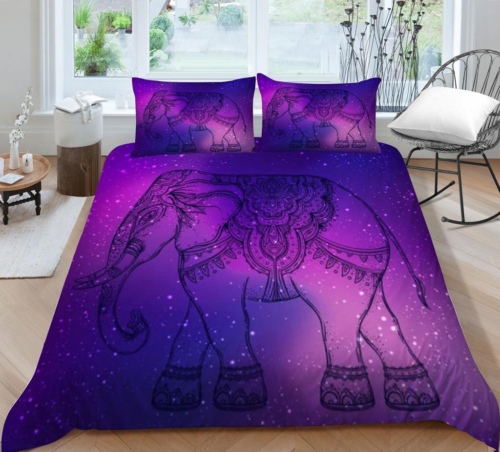 Bohemia Bedding Set Comforter Duvet Cover Soft Breathable Bed Suit Home Bedclothes 2/3pcs Luxury Polyester
