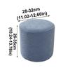 New Solid Color Jacquard Ottoman Cover Elastic Soft Footrest Slipcover T-Shape Pouf Stool Cover Living Room