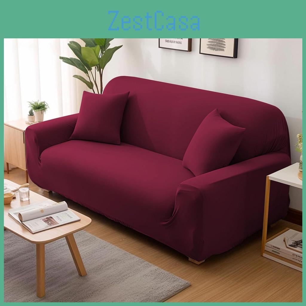 Sofa Color Covers Solid Elastic For Living Room Thicken Sectional Corner Slipcovers Couch Cover L Shape Need Buy 2pcs Cover