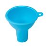 Entonnoir en Silicone pour Cuisine, Large Ouverture Petit Bec pour Huile Poudre de Lait Grains, Entonnoir Pliable de Qualité Alimentaire pour Liquides Marchandises Sèches