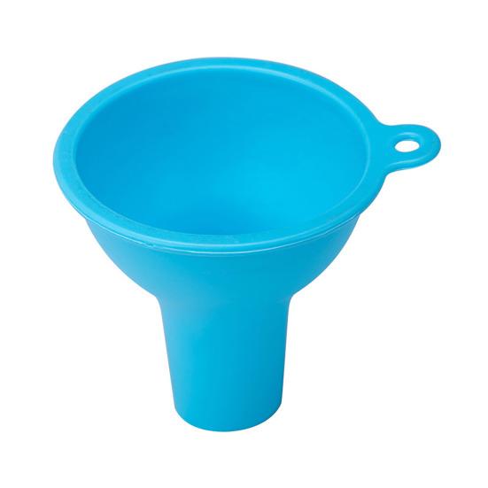 Entonnoir en Silicone pour Cuisine, Large Ouverture Petit Bec pour Huile Poudre de Lait Grains, Entonnoir Pliable de Qualité Alimentaire pour Liquides Marchandises Sèches