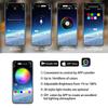 6PCS Flowing Color RGB LED Strip Under Car Neon Light 60*150 90*180 BT App Control Car Products