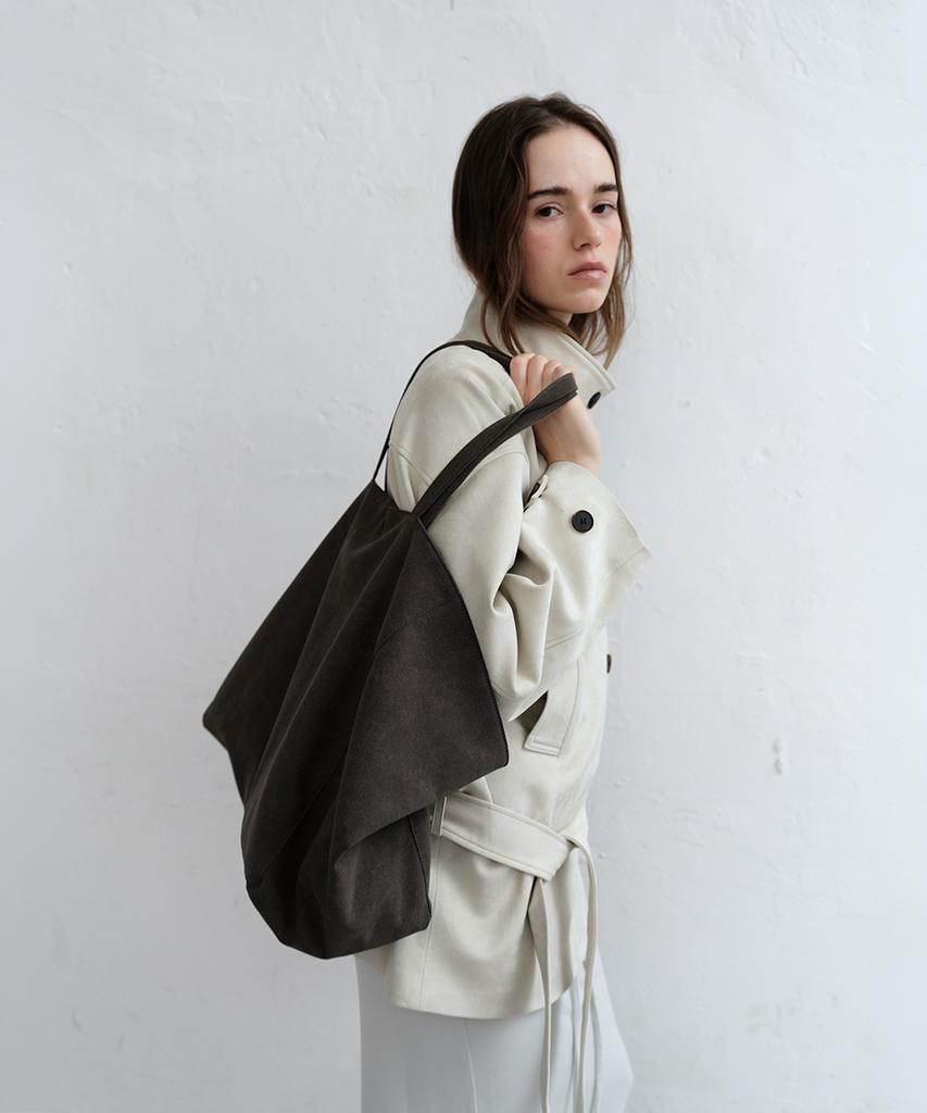 Low Tide Suede Urban Bag [Charcoal]