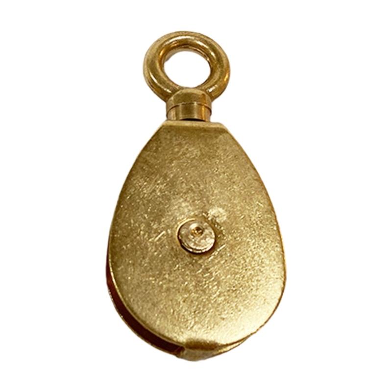 Marine Grade Copper Pulley Sheave Wheel Suitable for Sailboats and Fishing Vessels Corrosion Resistant Heavy Duty Design
