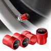 Car Decor 4Pcs Type R Typer Logo Car Wheel Tire Valve Caps Stem Caps Dust Proof Covers For Honda Odyssey Accord Civic CRV Jazz