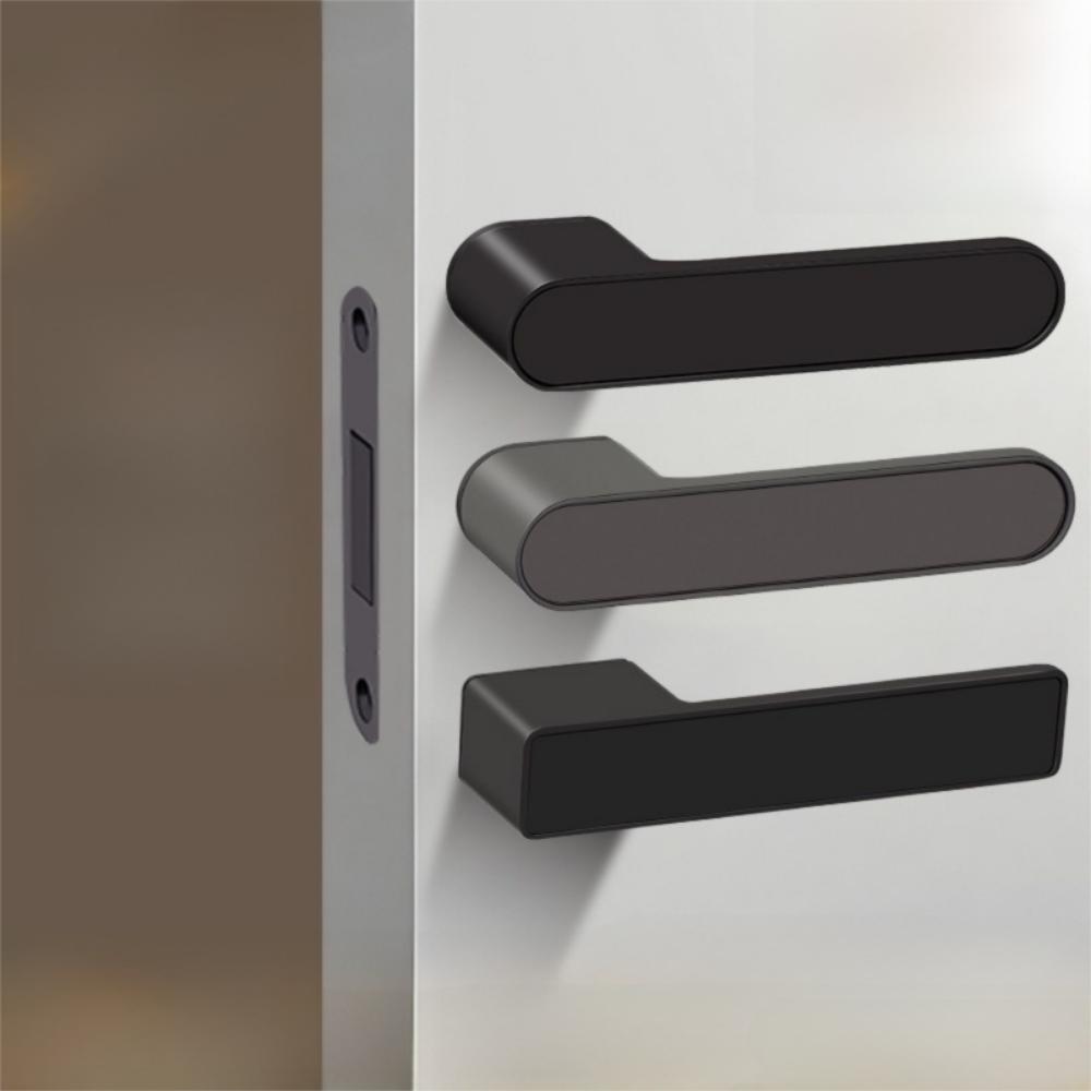 One-word Handle Door Lock Magnetic Ecological Door Lock Silent Door Lock For Bedroom Study