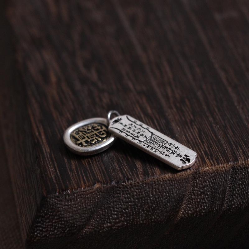 Ciondolo Premium Cinque Vie Dio della Ricchezza: Accessori per Estensione Bracciale e Collana Fai da Te