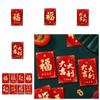 10Pcs/set Mini New Year Red Pocket Paper Art Festival Lucky Bags  Spring Festival