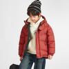 Boys' Waterproof Down Jacket with Textured Pattern