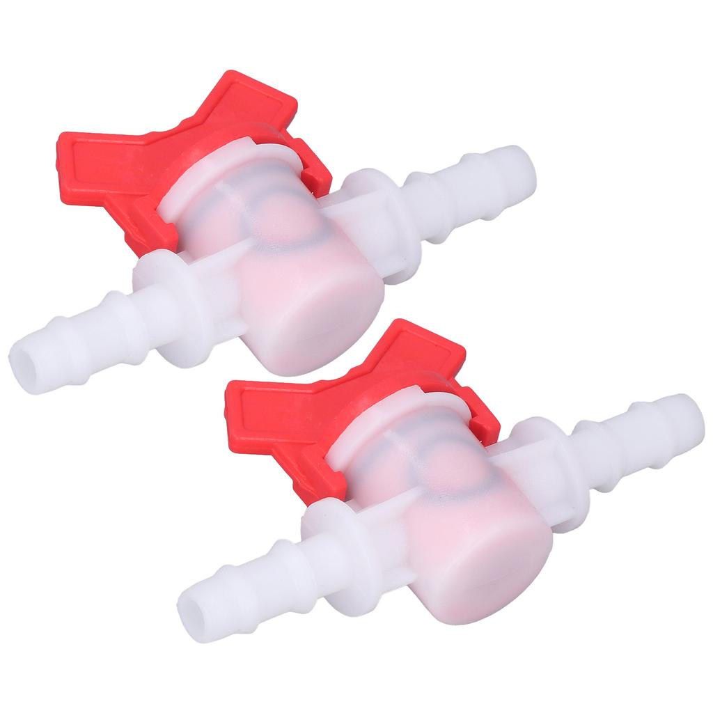 2Pcs Flow Control Valve Water Stop Controller Regulator ABS Switch Accessory Set Kit 10mm   0.39in