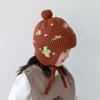 Fleece Lining Winter Baby Crochet Hat Soft Kids Ear Protection Hat  Toddler Use