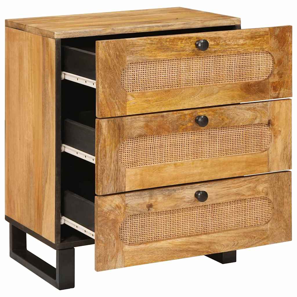 Nightstand Natural 50 x 33 x 62 cm Solid Mango Wood