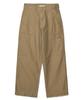 PARTIMENTO Back Satin Fatigue Pants Beige