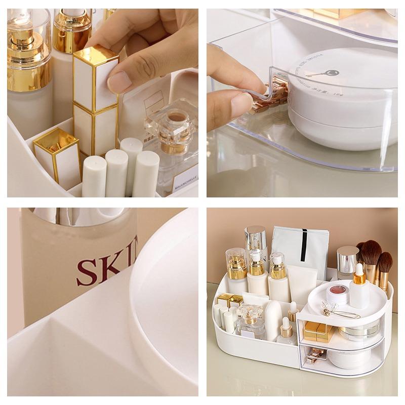 Große Kapazität Kosmetische Lagerung Box Make-Up Schublade Organizer Schmuck Nagellack Make-Up Container Desktop Kleinigkeiten Lagerung Box